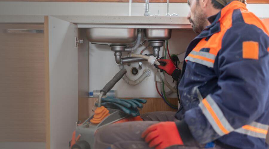 Professional slab leak plumber services in Garland, UT